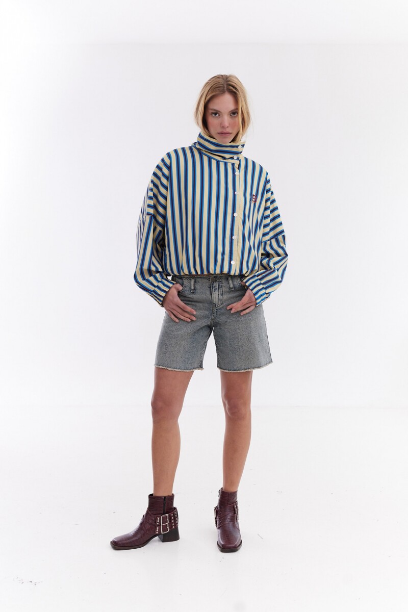 Chaqueta Magna Amarillo Rayado