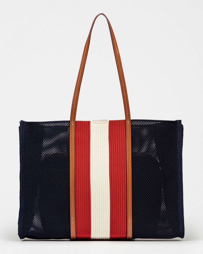 Bolso Bungalow en canvas Azul