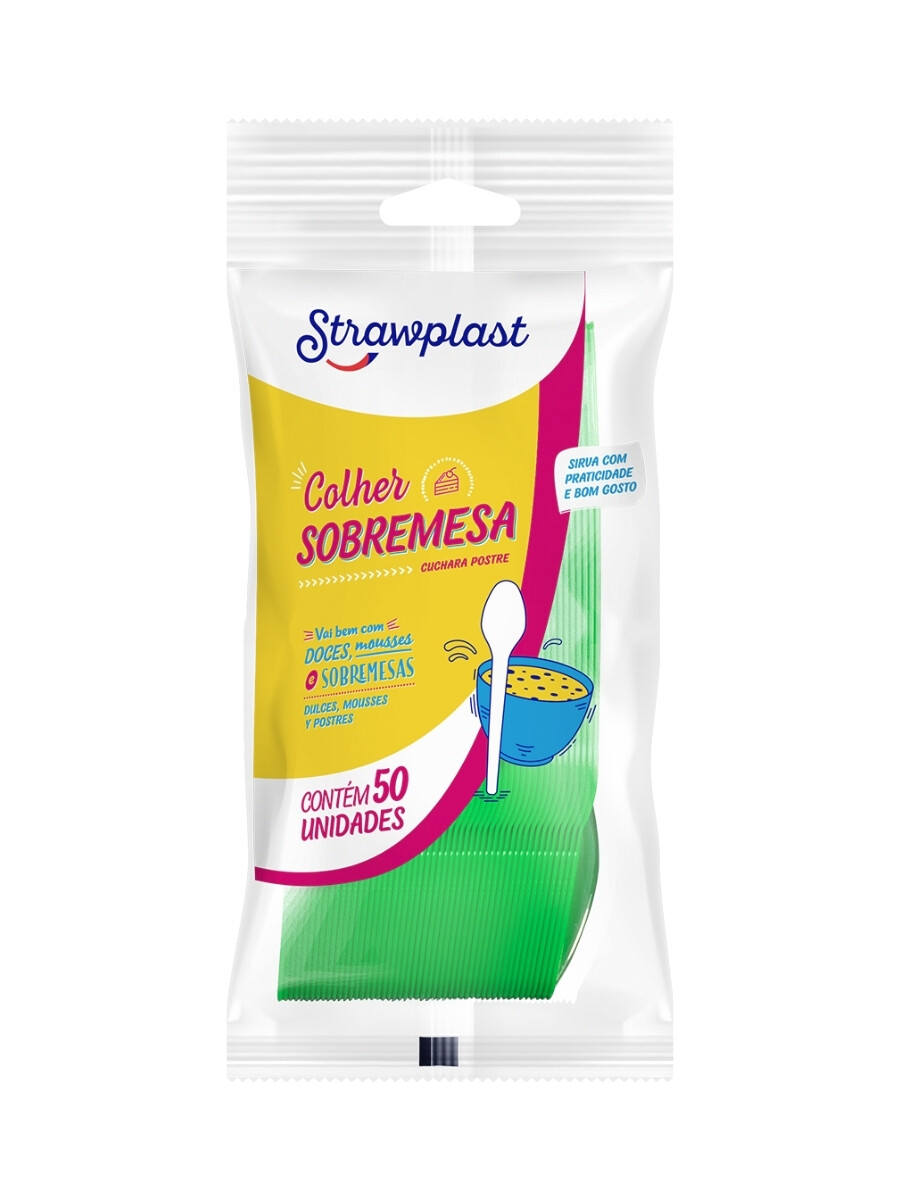 CUCHARAS DE POSTRE verde