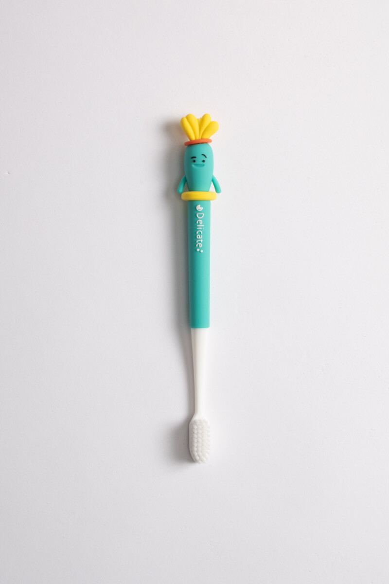 Cepillo de dientes zanahoria - Verde 