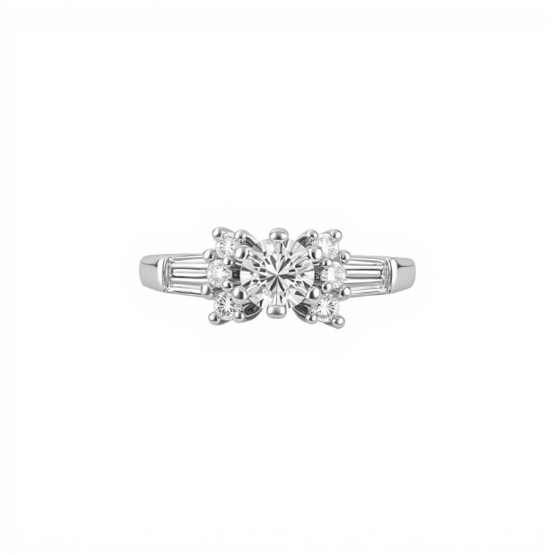 Anillo Vintage-Plata 925-Zirconias-AN4723 conpiedra