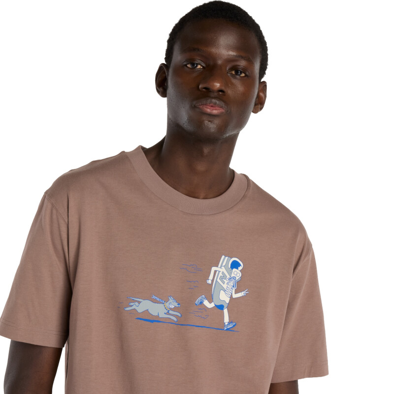 Remera T-Shirt NEW BALANCE Hombre MT53937EAS Marron