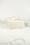 Caja torta 27x27x12 cm. - PELLE BIANCO Caja torta 27x27x12 cm. - PELLE BIANCO