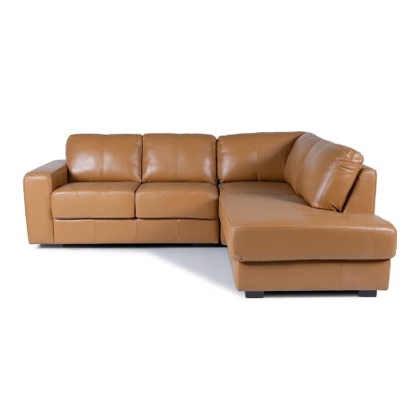 Rinconera Colorado - Cuero Básico - Chaise Derecho Camel - (Preventa)
