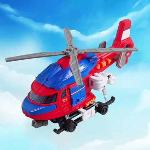 Helicóptero Rescatista con Movimiento, Luz y Sonido Colores Surtidos. U