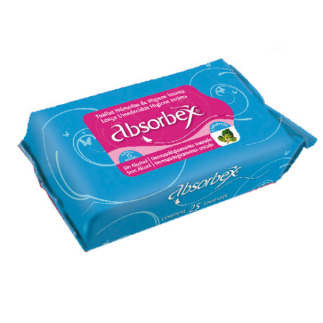 Absorbex Toallitas Húmedas de Higiene Íntima 25 Unidades – Limpieza Suave y Efectiva Absorbex Toallitas Húmedas de Higiene Íntima 25 Unidades – Limpieza Suave y Efectiva