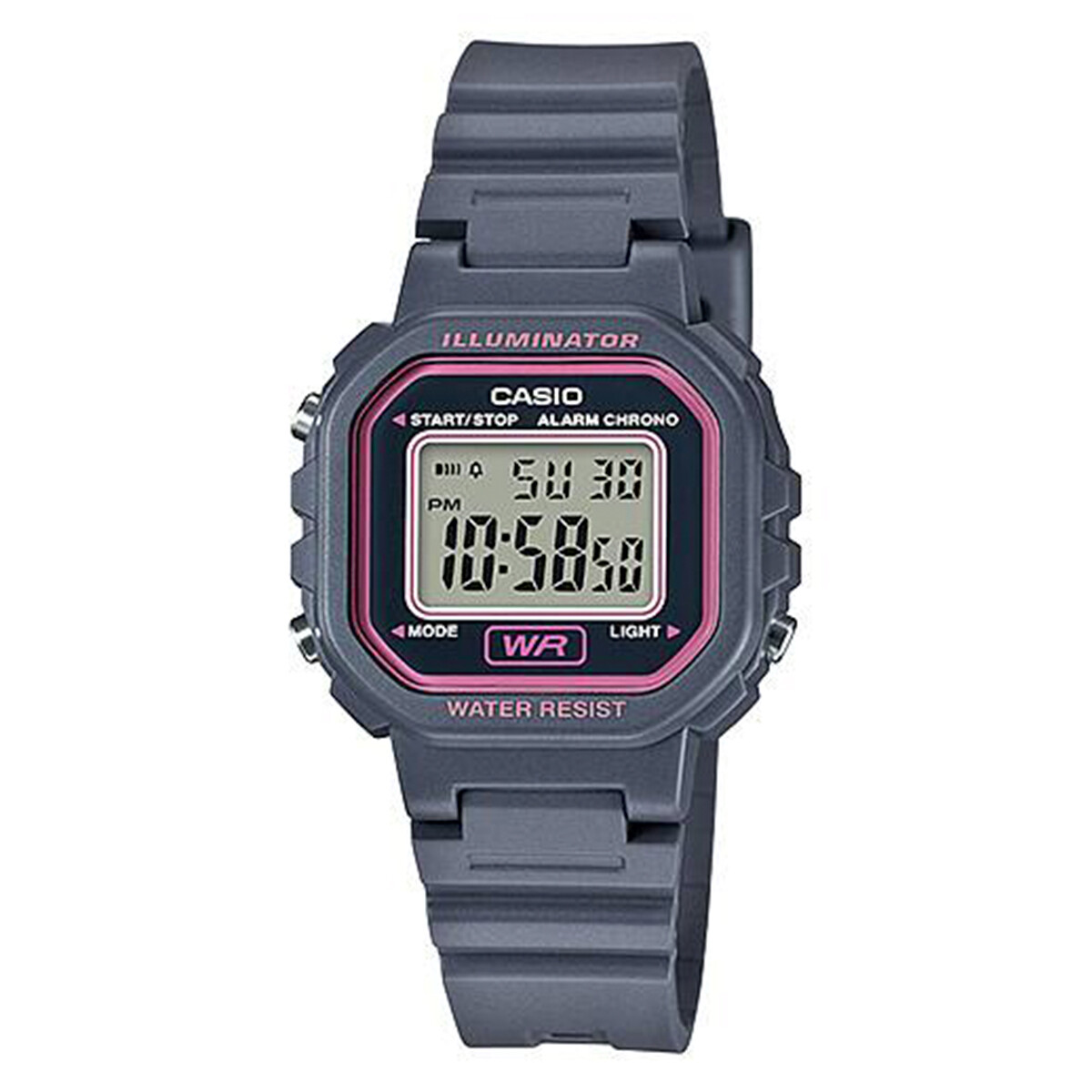 Reloj CASIO LA20WH-8ADF en Resina Gris Esfera 30mm 