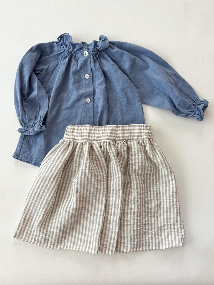 Camisa circus azul jean Camisa circus azul jean