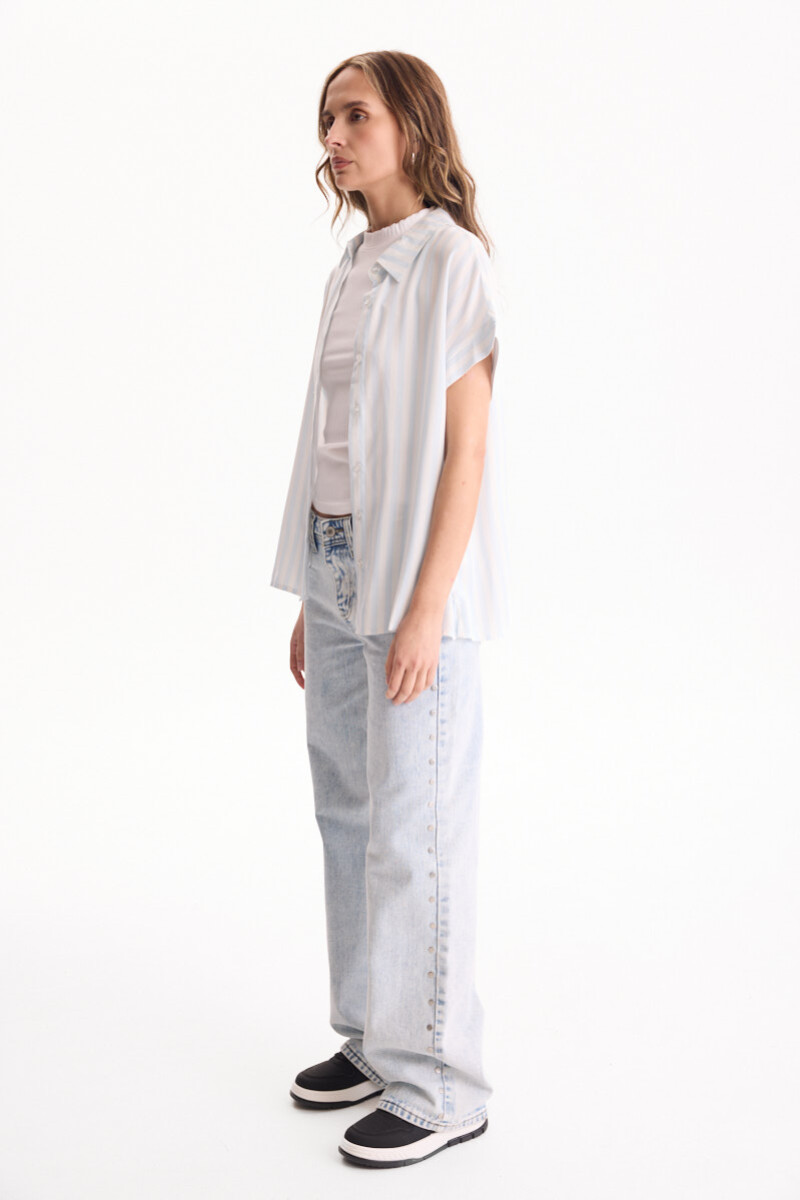 Camisa Hampton Celeste