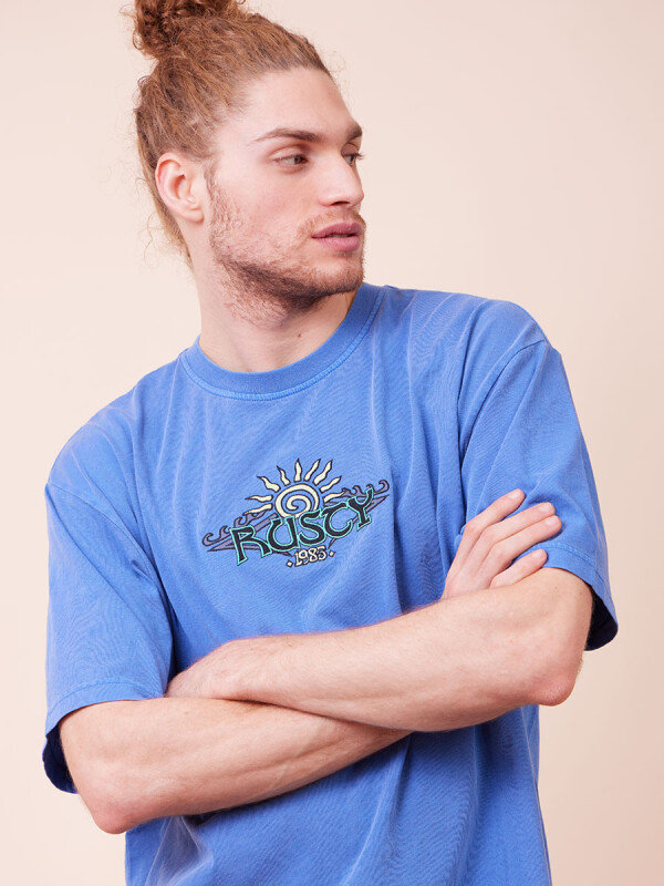 T-SHIRT PARME RUSTY Azul