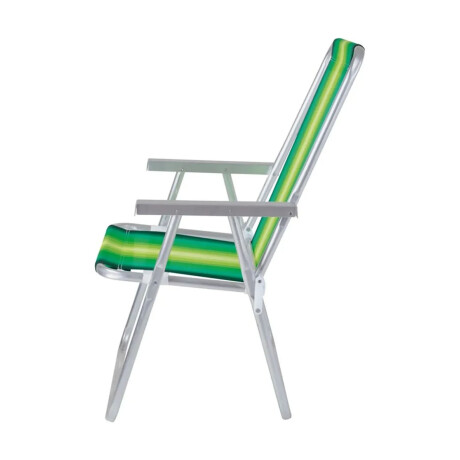 Set Silla Playa Alum 120Kg + Mesa Lateral Divisiones Mor Verde