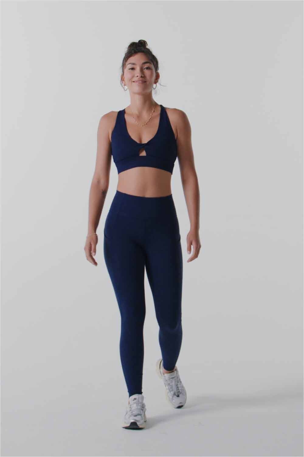 Top Training Oasis Twist Sports Bra Mujer Classic White