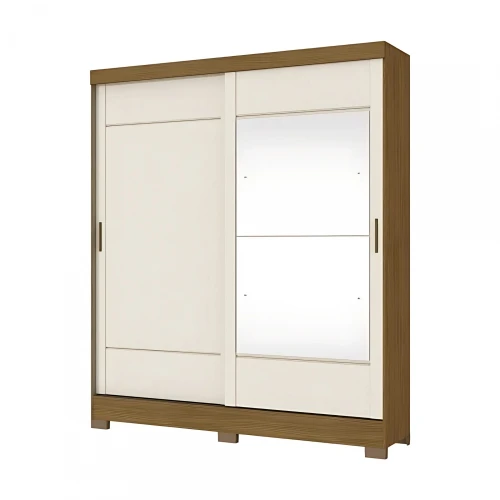 Ropero 2 Puertas B74 - Natural y beige Ropero 2 Puertas B74 - Natural y beige