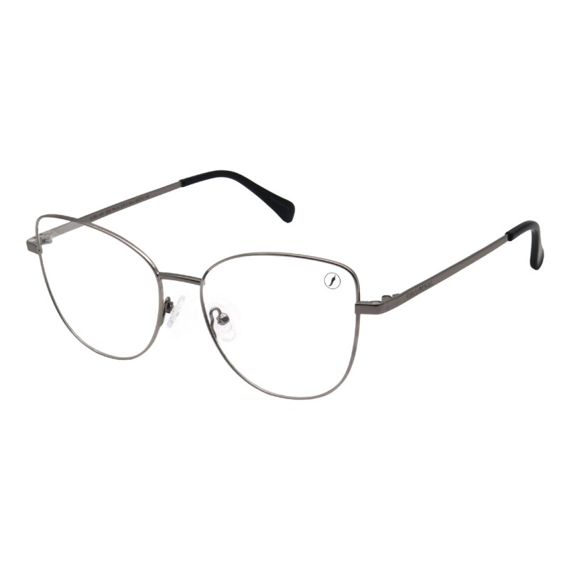 Armazón Chilli Beans São Gabriel más intercambiables de Sol Plateado - Negro