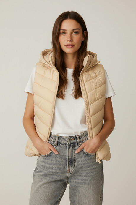 Chaleco Amori Beige