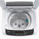 Lavarropas superior LG inverter 13Kg WT13WPBK negro