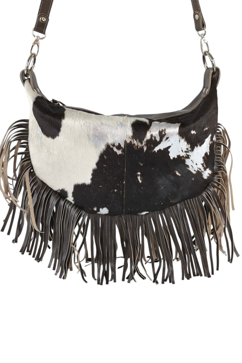 Morral con flecos Negro