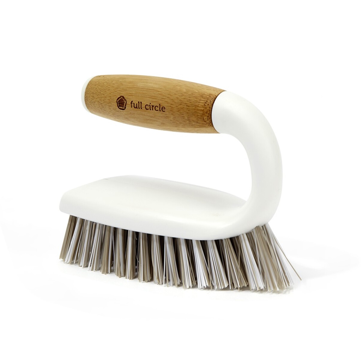 Cepillo de Limpieza Multiuso con Mango de Bambú Blanco – Full Circle 