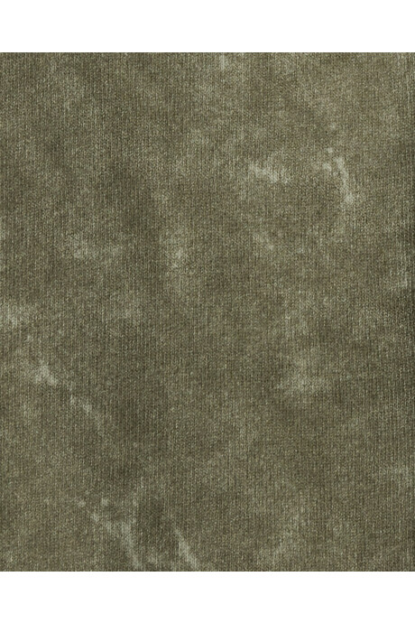 Pantalón deportivo cargo de algodón, verde Sin color