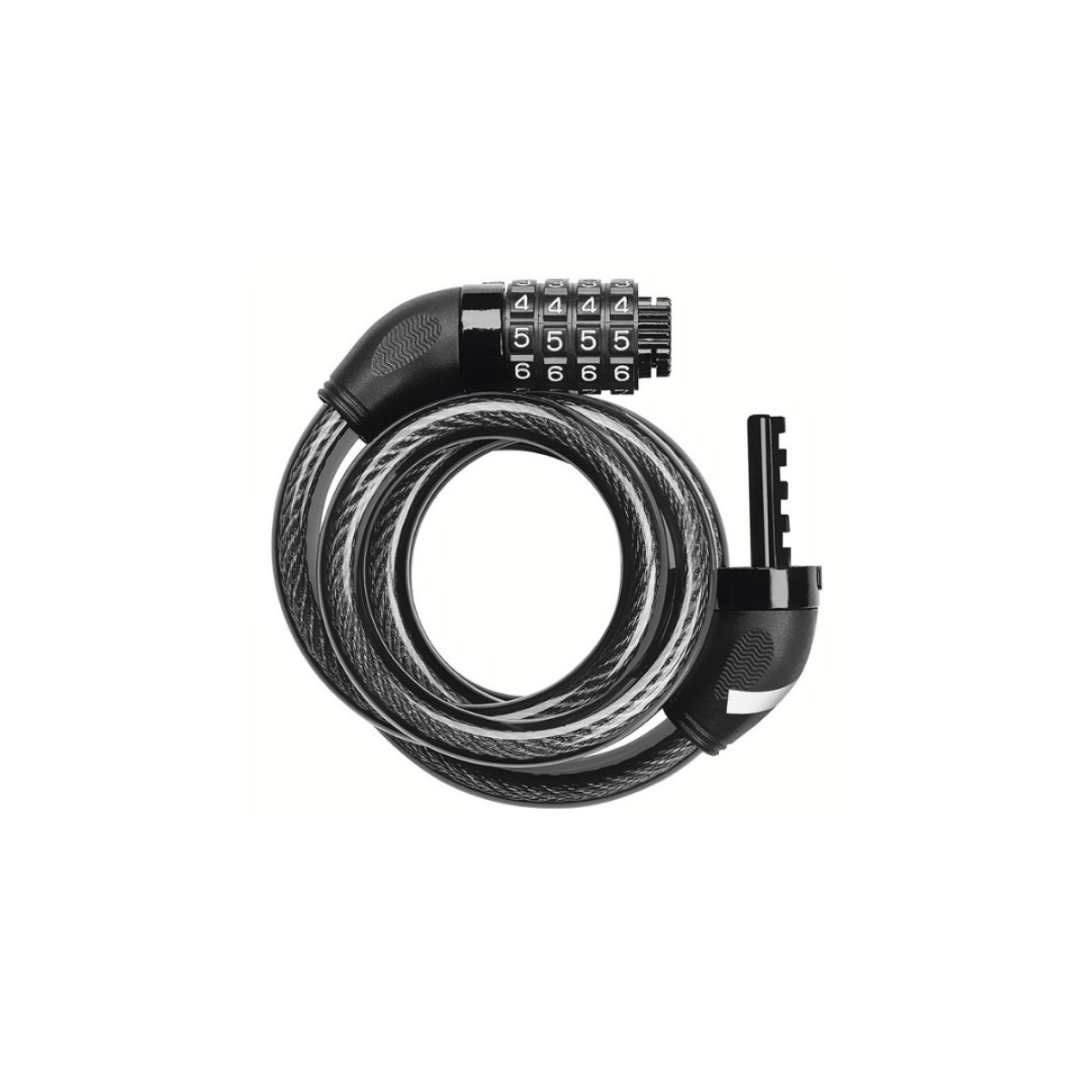 CANDADO PARA BICICLETA COMBINACION TRAMONTINA - NEGRO 