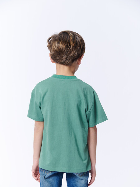 Remera Manga corta Oversize Verde