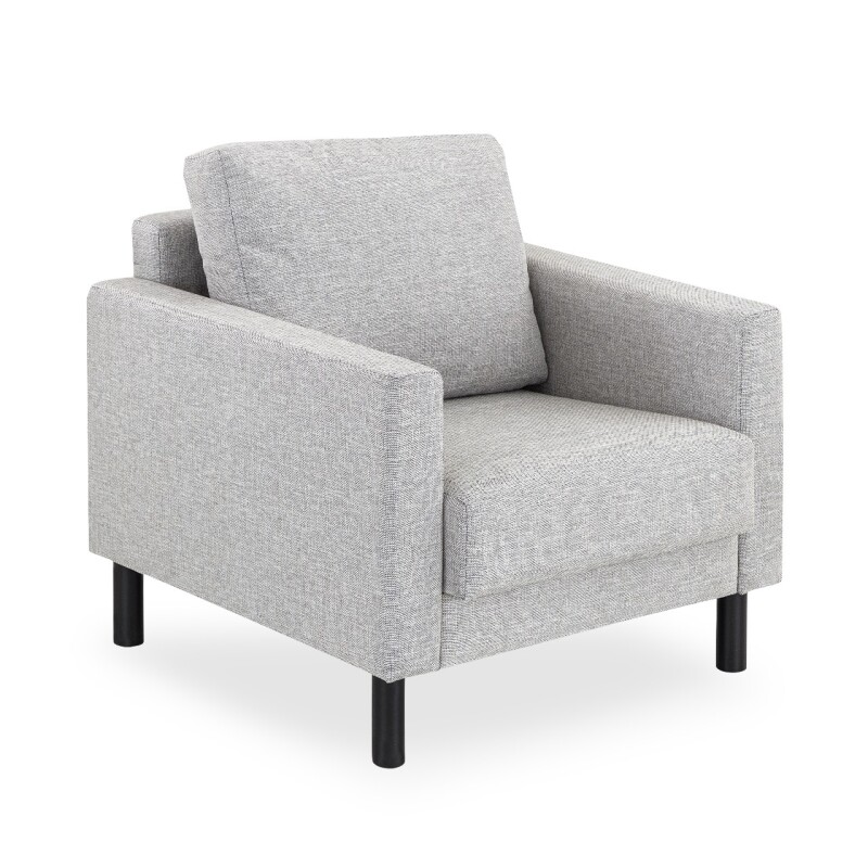 Poltrona Living 1 Cuerpo Autoarmable Madera Ecosoft Y Poliester Gris Poltrona Living 1 Cuerpo Autoarmable Madera Ecosoft Y Poliester Gris