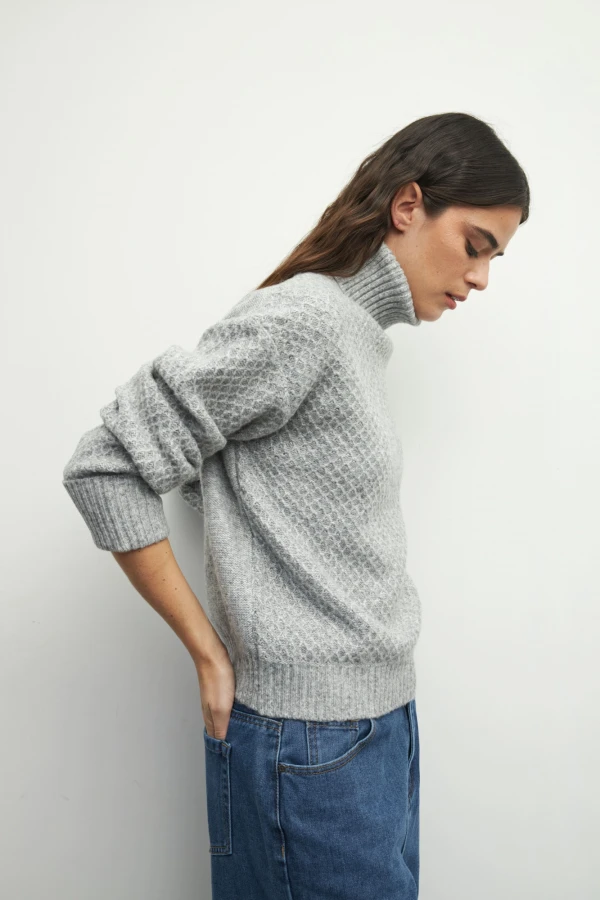 POLERA VICS Gris Melange