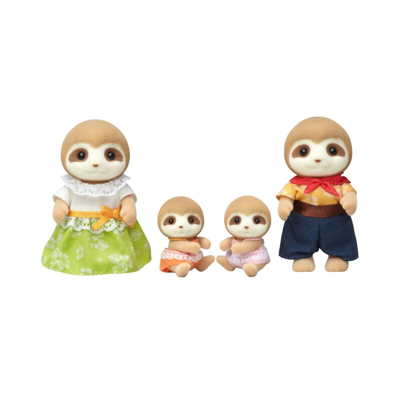 Familia De Perezosos Sylvanian Families +3 5476 Familia De Perezosos Sylvanian Families +3 5476