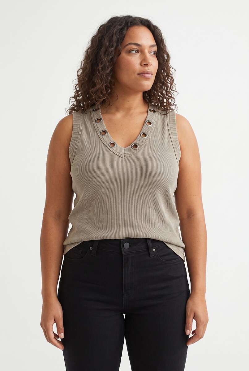 MUSCULOSA FYNARA - TAUPE 