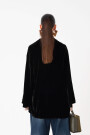 KIMONO EN VELVET Negro
