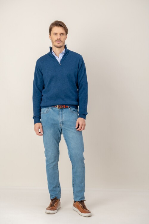 Sweater Heritage Azul piedra