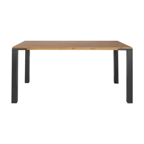 MESA DE COMEDOR MADERA-Y-METAL NATURAL-BEIGE MADISON