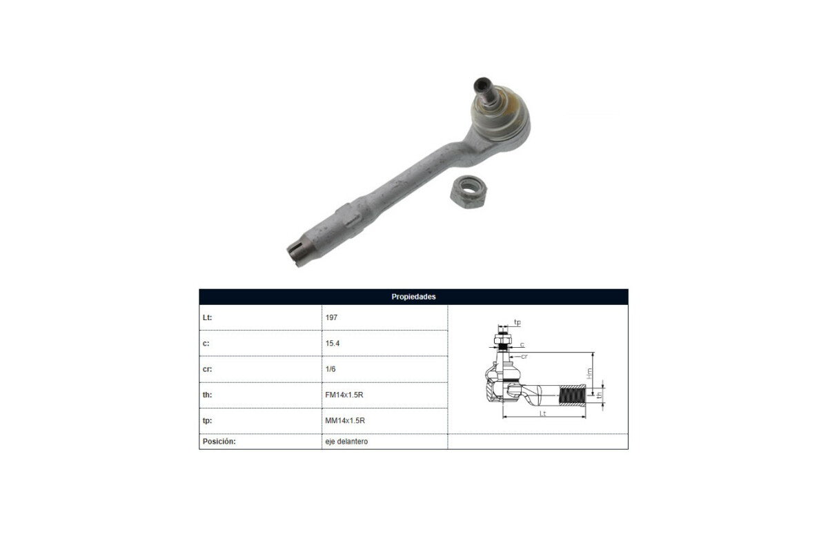 Puntero BMW X5 D (E53)/X5I (E53) 99-05 Der/Izq Puntero BMW X5 D (E53)/X5I (E53) 99-05 Der/Izq