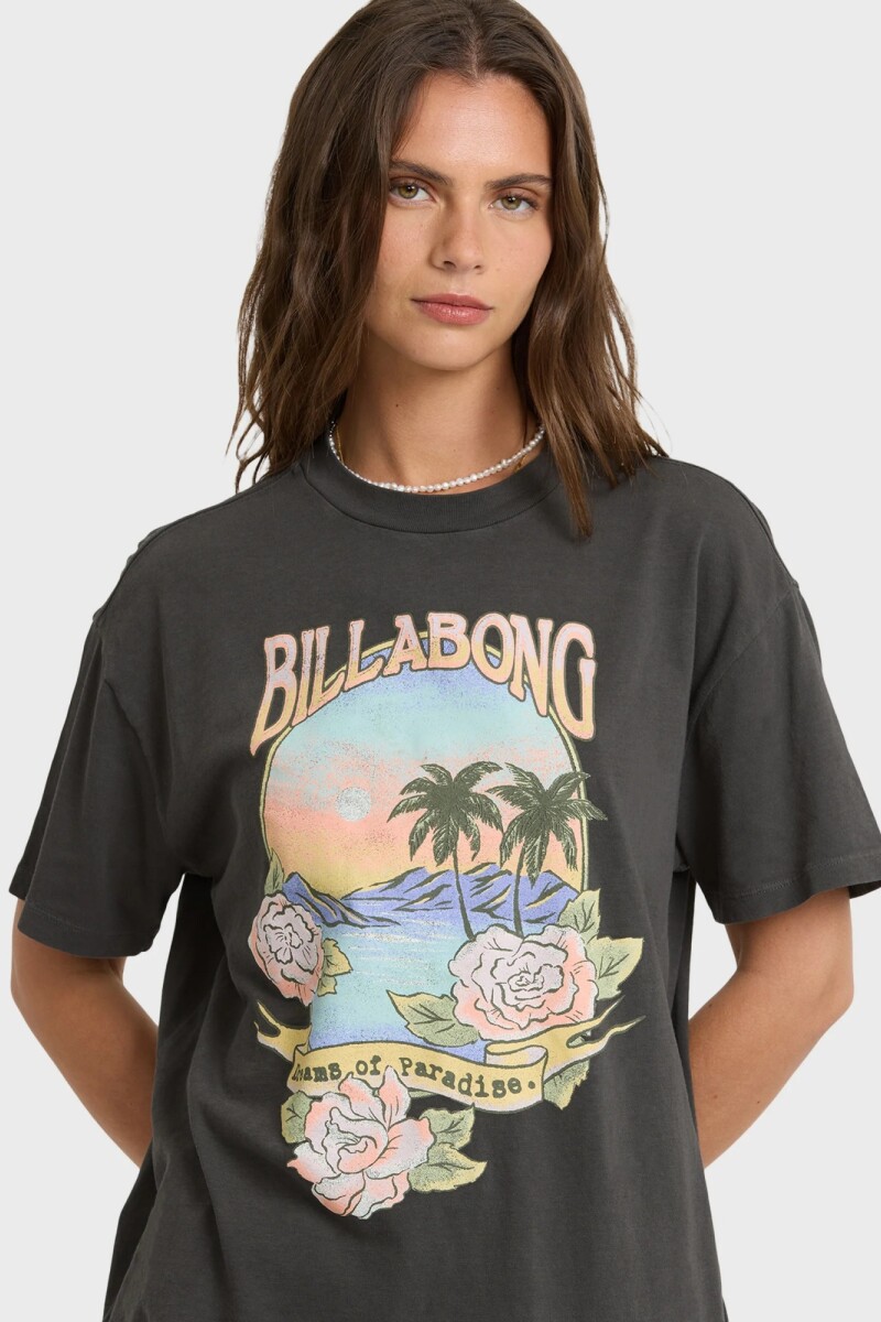 REMERA DREAMY MEMORIES SS TEE J-negro
