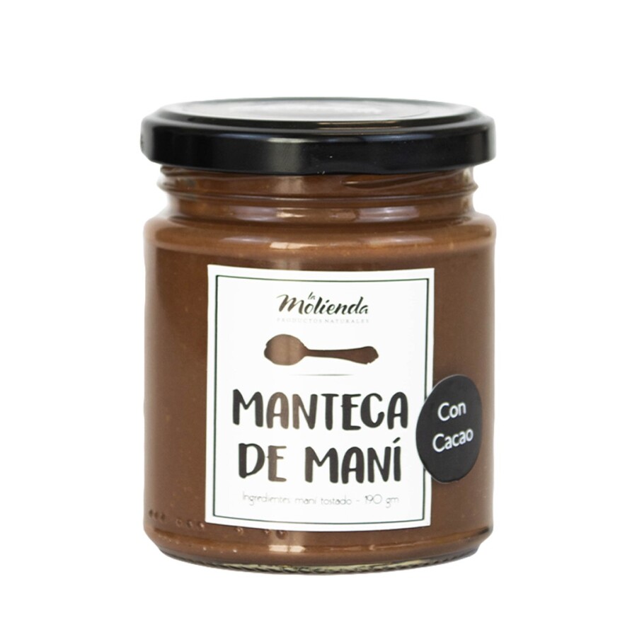 Manteca De Maní Con Cacao La Molienda 190g Manteca De Maní Con Cacao La Molienda 190g