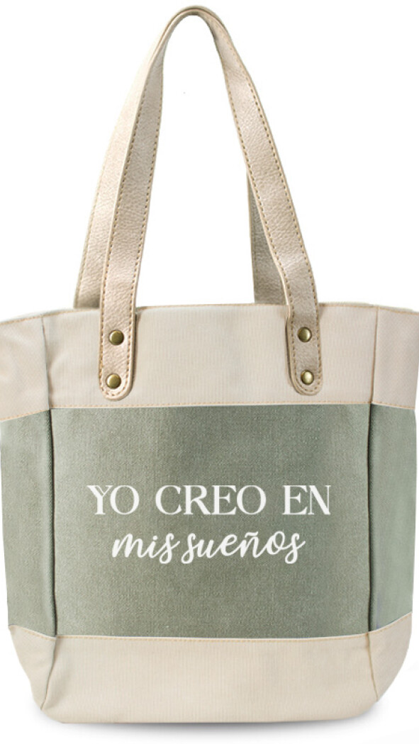 BOLSA MATERA ANDORRA LAUREL YO CREO EN MIS SUEÑOS