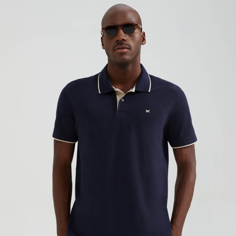 CAMISA POLO MM MASC AZUL ESCURO