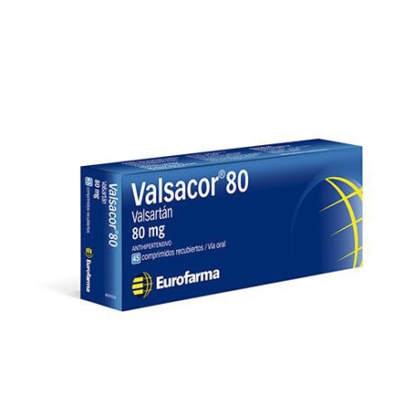 Valsacor 80mg 45 Comprimidos Valsacor 80mg 45 Comprimidos
