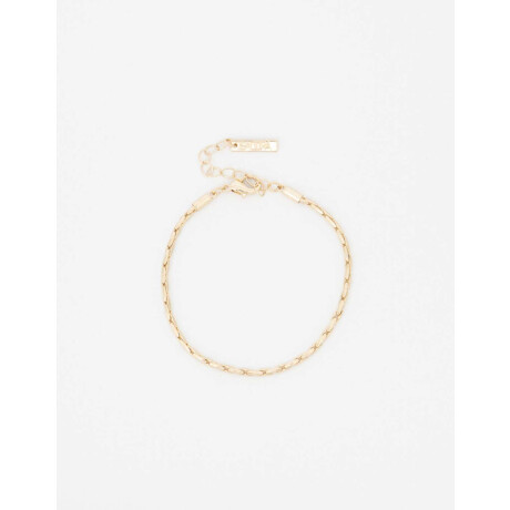 Pulsera Flexible Metal Delicado Dorado