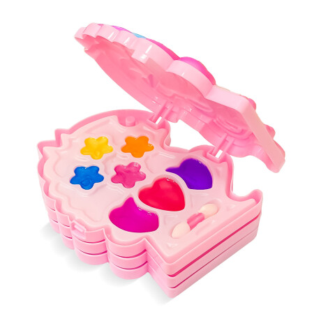 Set De Belleza Infantil Maquillaje Estuche 3 Niveles Unicornio