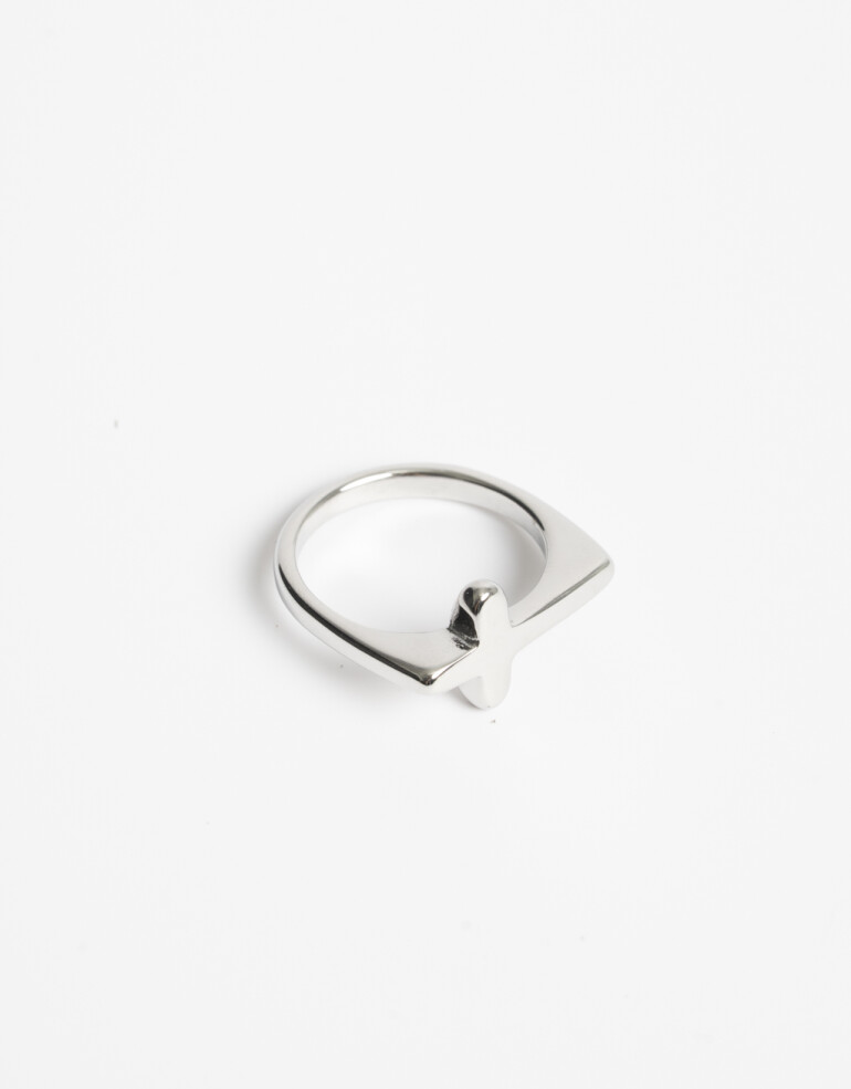 Anillos Chicos Metal Anillo De Acero Men´s Collection - Plateado