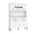 Kit de Cocina Movelmax Laura 1,20 m 8 Puertas Blanco