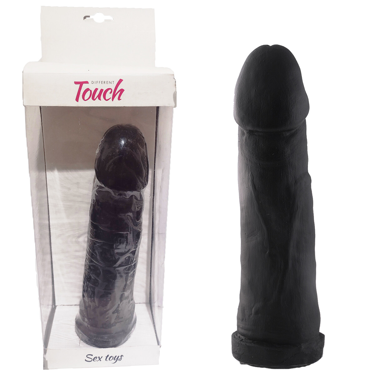 Consolador Super Large Macizo - Negro 
