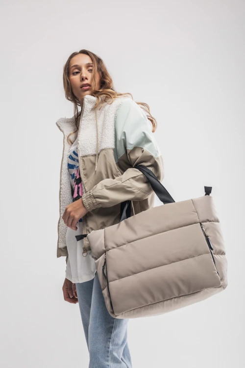 Cartera Teresa Gris