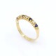 Anillo en oro 18k , brillantes y zafiros Anillo en oro 18k , brillantes y zafiros