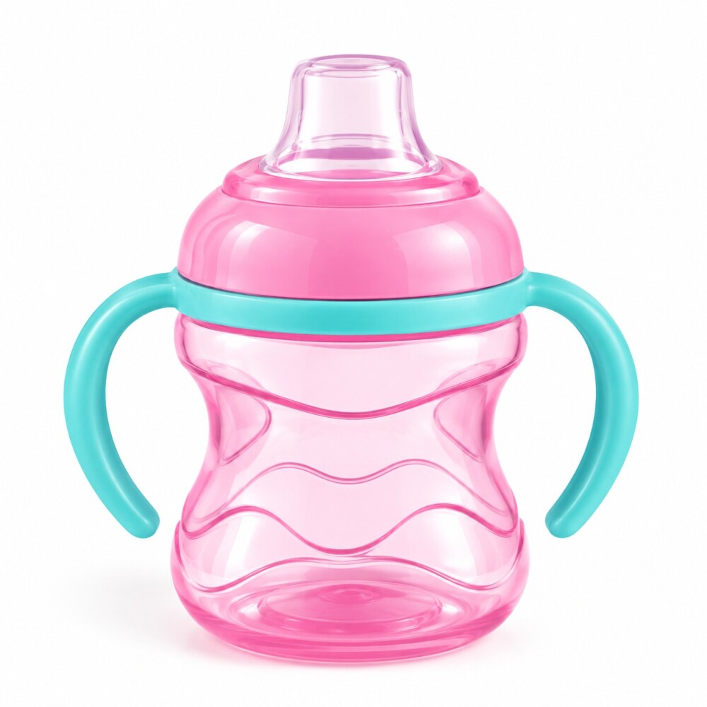 Vaso mumlove 6m+ boquilla silicona rosa