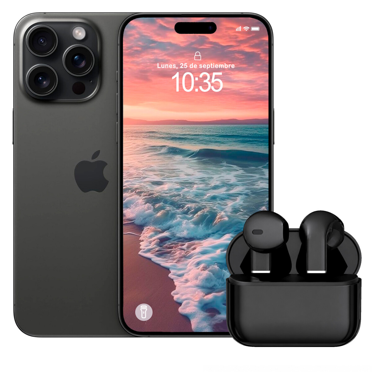Iphone 15 Pro Max 256 Gb + regalo - NEGRO 