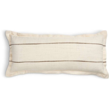 Almohadón KLOKKELYNG 30x70 natural/marrón peso: 0.975