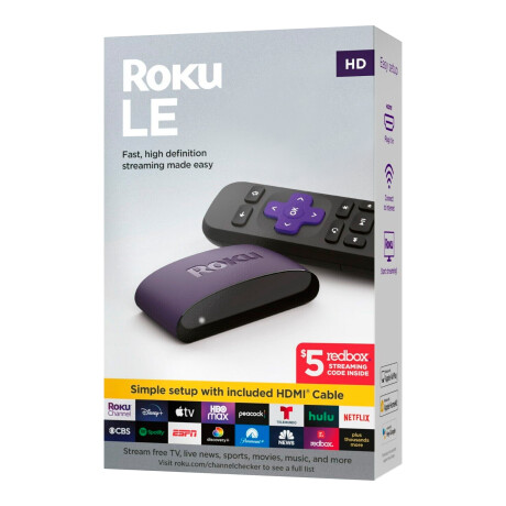 Roku Streaming Le Hd Wifi Control Remoto tv box 001