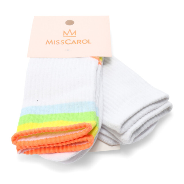 Medias de Mujer Miss Carol Media Funny pack X2 Blanco